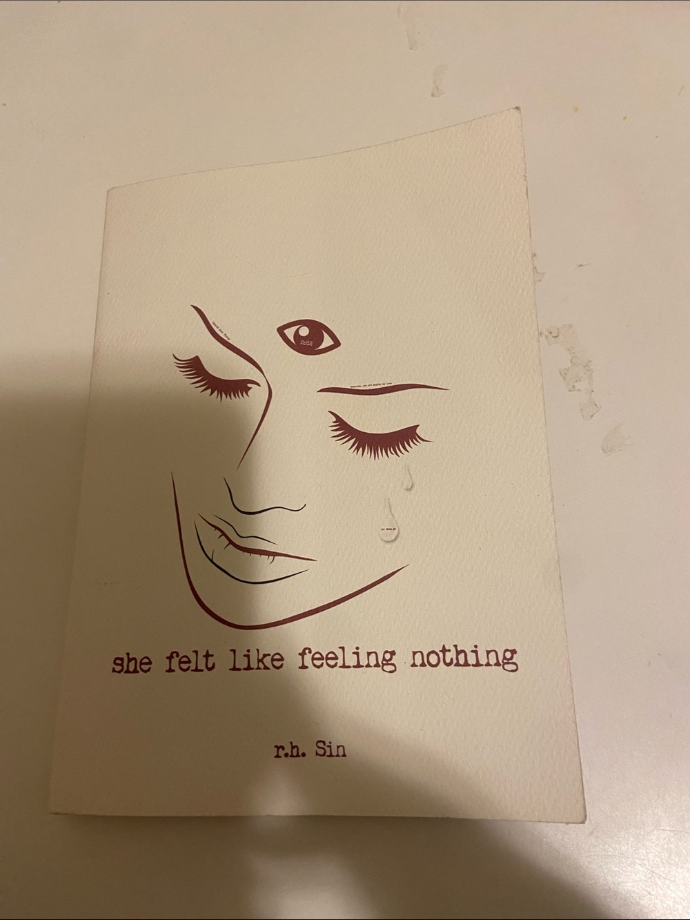 She felt like feeling nothing by r.h.sin